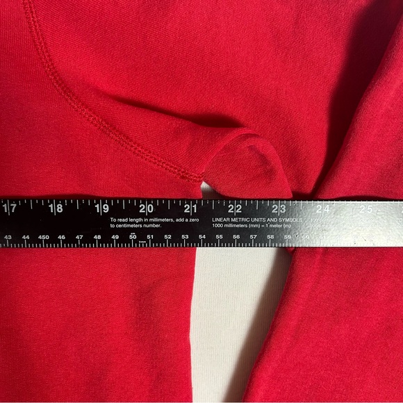 American Sportswear Wisconsin Badgers Hoodie Youth L Large Red Vintage Pullover - Picture 6 of 9